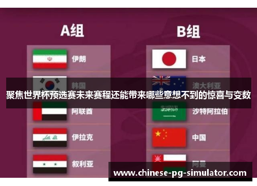 聚焦世界杯预选赛未来赛程还能带来哪些意想不到的惊喜与变数